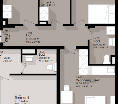 Prenájom bytu 3-izbový 68 m², Oldenburg, Dolné Sasko Prenájom bytu 3-izbový 68 m², Oldenburg, Dolné Sasko