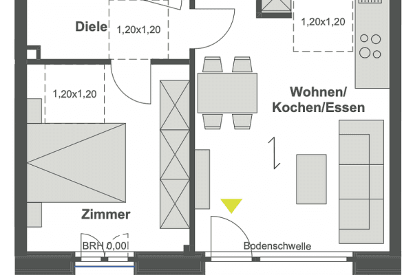 Prenájom bytu 2-izbový 56 m², Ankerweg 2, Berlin, Berlín Prenájom bytu 2-izbový 56 m², Ankerweg 2, Berlin, Berlín