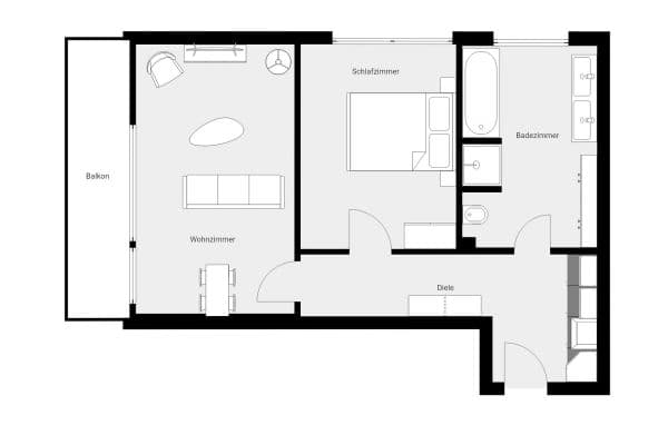 Prenájom bytu 2-izbový 50 m², Heidewinkel 17, Hamburg, Hamburg Prenájom bytu 2-izbový 50 m², Heidewinkel 17, Hamburg, Hamburg