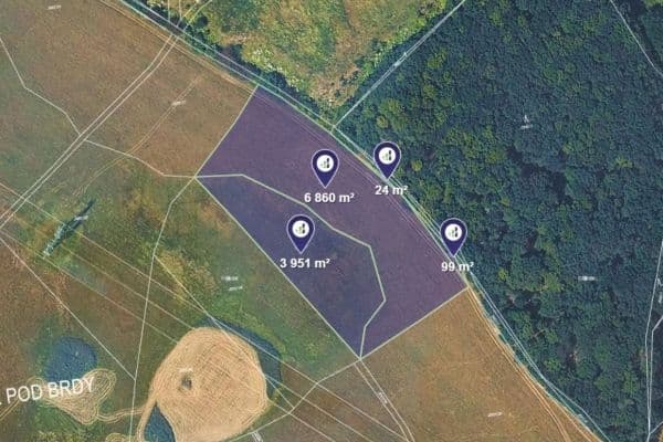 Predaj pozemku 10.934 m², Mníšek pod Brdy Predaj pozemku 10.934 m², Mníšek pod Brdy
