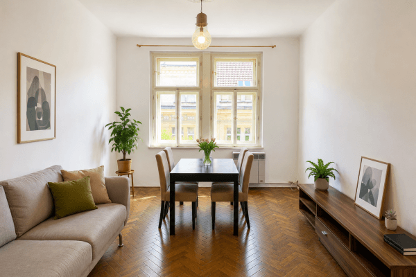 Prenájom bytu 2-izbový 56 m², Lužická, Praha Prenájom bytu 2-izbový 56 m², Lužická, Praha