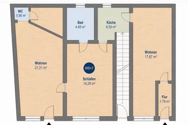 Prenájom bytu 3-izbový 70 m², Hauptstraße 8, Eppertshausen Prenájom bytu 3-izbový 70 m², Hauptstraße 8, Eppertshausen