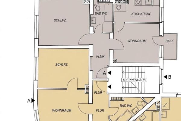 Prenájom bytu 2-izbový 60 m², Hochstraße 66, Hagen, Severné Porýnie - Westfálsko Prenájom bytu 2-izbový 60 m², Hochstraße 66, Hagen, Severné Porýnie - Westfálsko