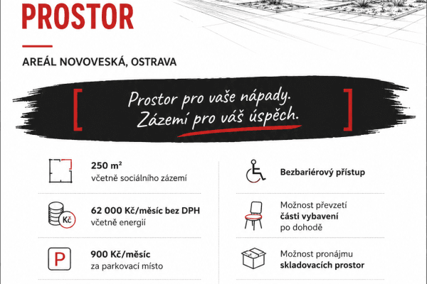 Prenájom kancelárie 250 m², Novoveská, Ostrava Prenájom kancelárie 250 m², Novoveská, Ostrava