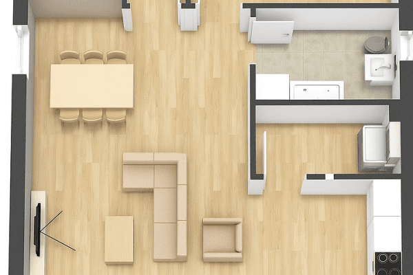 Prenájom bytu 3-izbový 96 m², Im Dorf 100c, Nordrach Prenájom bytu 3-izbový 96 m², Im Dorf 100c, Nordrach