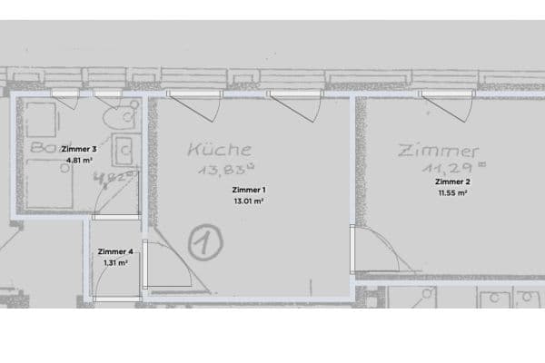Prenájom bytu 2-izbový 31 m², Haydnstraße 7, Lemgo Prenájom bytu 2-izbový 31 m², Haydnstraße 7, Lemgo
