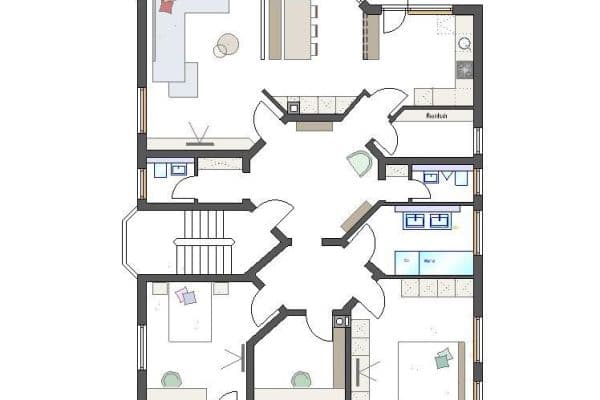 Prenájom bytu 5-izbový 149 m², Jean-Monnet-Str., Mühlheim Prenájom bytu 5-izbový 149 m², Jean-Monnet-Str., Mühlheim