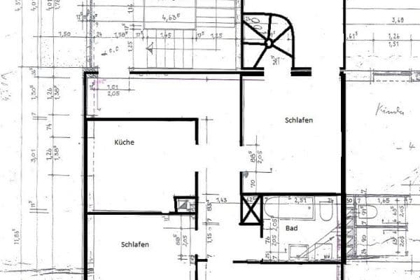 Prenájom bytu 3-izbový 90 m², Heiningerstraße 22, Passau, Bavorsko Prenájom bytu 3-izbový 90 m², Heiningerstraße 22, Passau, Bavorsko