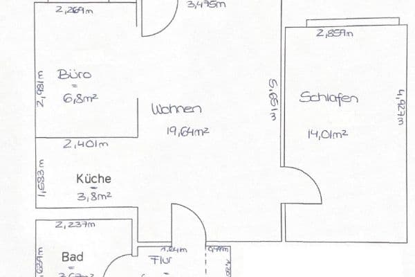 Prenájom bytu 2-izbový 53 m², Karl-Follen-Straße 5, Gießen, Hesensko Prenájom bytu 2-izbový 53 m², Karl-Follen-Straße 5, Gießen, Hesensko