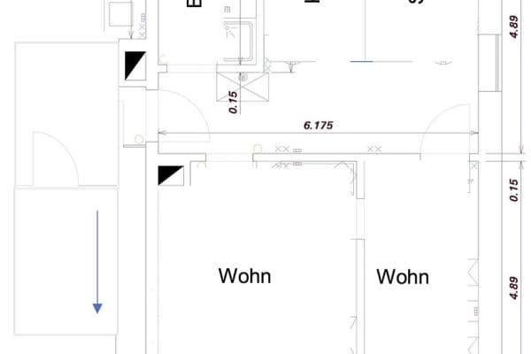 Prenájom bytu 3-izbový 65 m², Marktstraße 1, Wolfsburg, Dolné Sasko Prenájom bytu 3-izbový 65 m², Marktstraße 1, Wolfsburg, Dolné Sasko