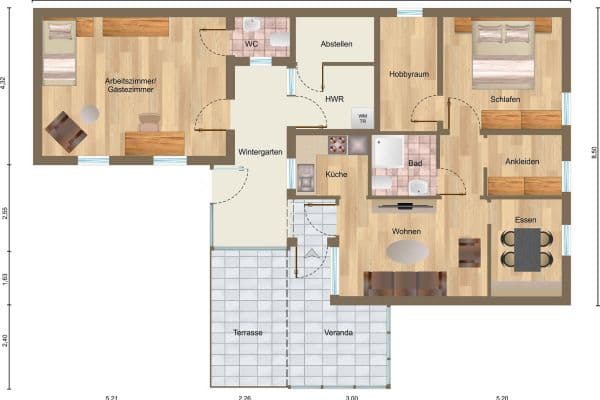 Predaj domu 92 m², pozemok 557 m², Wandlitz Predaj domu 92 m², pozemok 557 m², Wandlitz