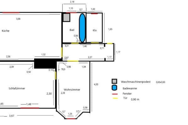 Prenájom bytu 2-izbový 50 m², Biermannstraße 22, Augsburg, Bavorsko Prenájom bytu 2-izbový 50 m², Biermannstraße 22, Augsburg, Bavorsko