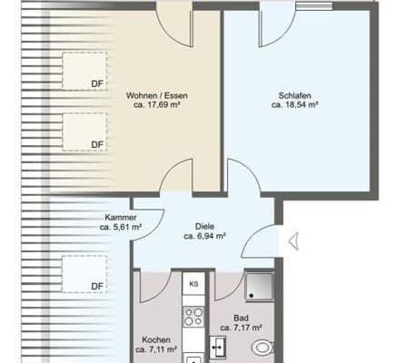 Prenájom bytu 2-izbový 71 m², Römerberg Prenájom bytu 2-izbový 71 m², Römerberg