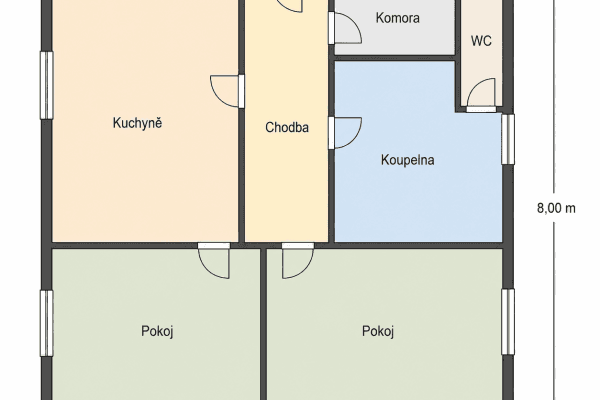 Predaj bytu 2-izbový 66 m², Doly, Řehenice Predaj bytu 2-izbový 66 m², Doly, Řehenice