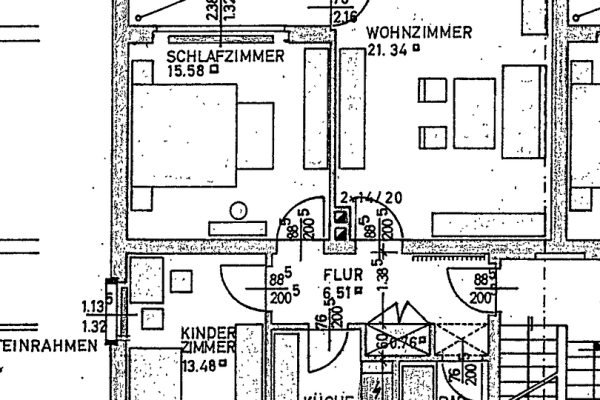 Prenájom bytu 3-izbový 70 m², Böblingen Prenájom bytu 3-izbový 70 m², Böblingen