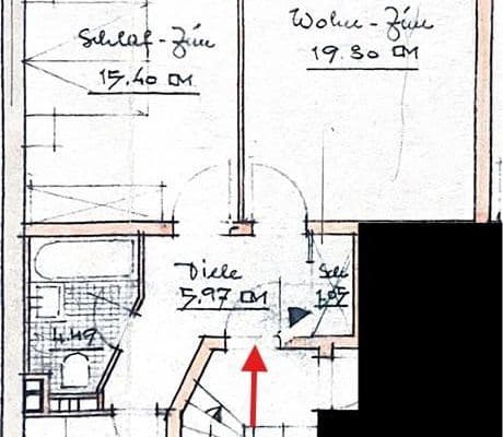 Prenájom bytu 2-izbový 54 m², Kupferdreherstraße 46, Essen, Severné Porýnie - Westfálsko Prenájom bytu 2-izbový 54 m², Kupferdreherstraße 46, Essen, Severné Porýnie - Westfálsko
