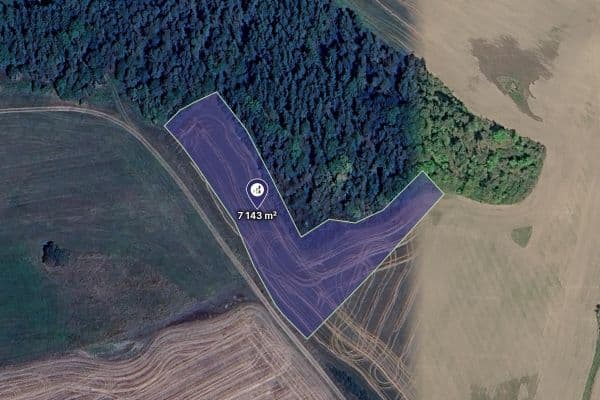 Predaj pozemku 5.786 m², Radnice Predaj pozemku 5.786 m², Radnice