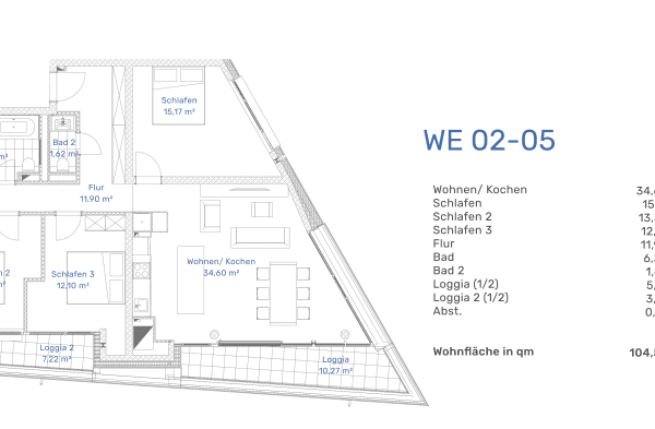 Prenájom bytu 4-izbový 104 m², Schwielowsee Prenájom bytu 4-izbový 104 m², Schwielowsee
