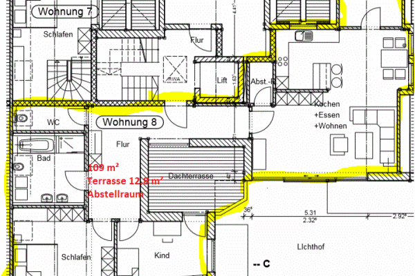 Prenájom bytu 3-izbový 109 m², Ulrichstr. 10, Abensberg Prenájom bytu 3-izbový 109 m², Ulrichstr. 10, Abensberg