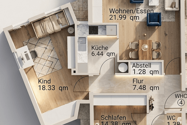 Predaj bytu 3-izbový 80 m², Steinebergstraße, Ludwigsfelde Predaj bytu 3-izbový 80 m², Steinebergstraße, Ludwigsfelde