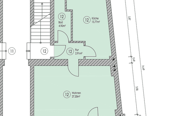Prenájom bytu 2-izbový 71 m², Fürstenwalde Prenájom bytu 2-izbový 71 m², Fürstenwalde