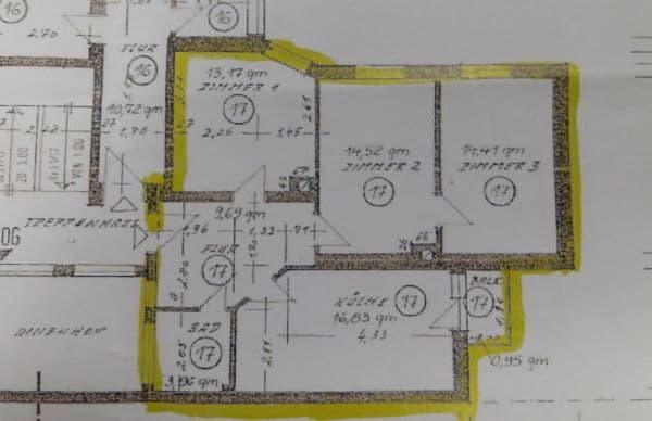 Prenájom bytu 3-izbový 75 m², Wilhelmshöher Allee 178, Hessen - Kassel, Hesensko Prenájom bytu 3-izbový 75 m², Wilhelmshöher Allee 178, Hessen - Kassel, Hesensko