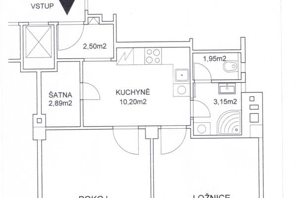 Prenájom bytu 2-izbový 52 m², Puškinovo náměstí, Praha Prenájom bytu 2-izbový 52 m², Puškinovo náměstí, Praha