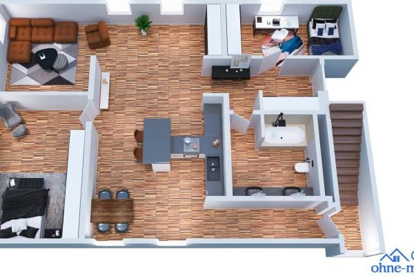 Predaj bytu 3-izbový 109 m², Hardenstraße 16, München, Bavorsko Predaj bytu 3-izbový 109 m², Hardenstraße 16, München, Bavorsko