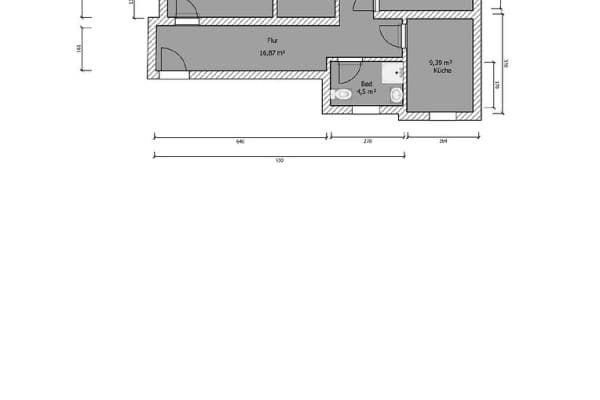 Prenájom bytu 3-izbový 83 m², Thomasiusstr. 40, Halle, Sasko-Anhaltsko Prenájom bytu 3-izbový 83 m², Thomasiusstr. 40, Halle, Sasko-Anhaltsko