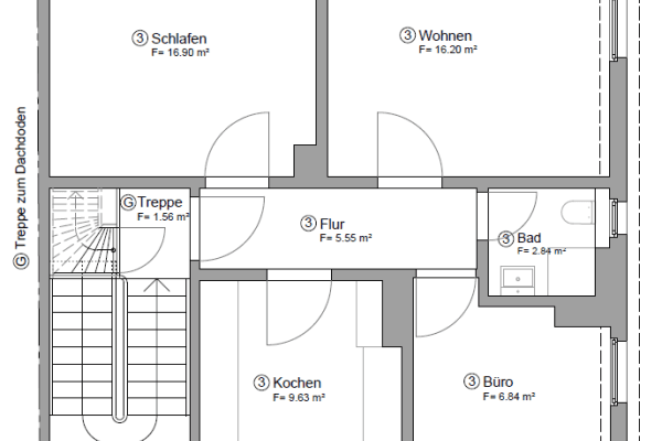 Predaj bytu 3-izbový 59 m², Amberg, Bavorsko Predaj bytu 3-izbový 59 m², Amberg, Bavorsko