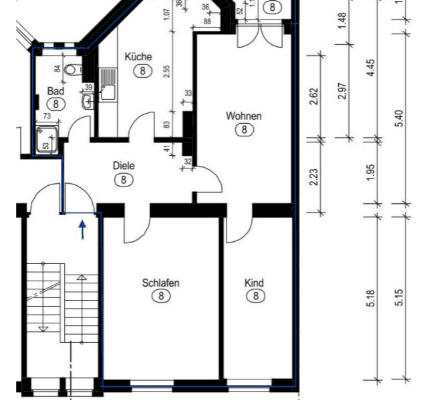Predaj bytu 3-izbový 76 m², Düsseldorf Predaj bytu 3-izbový 76 m², Düsseldorf
