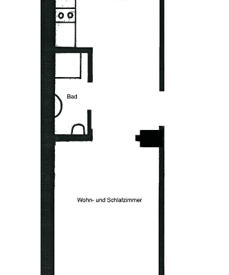 Prenájom bytu 1-izbový 22 m², Kornwestheim Prenájom bytu 1-izbový 22 m², Kornwestheim