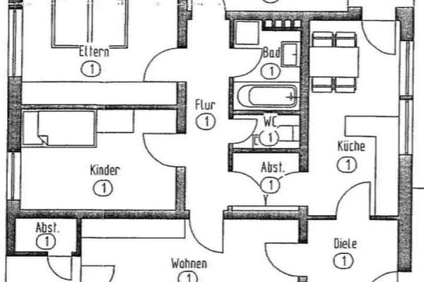 Prenájom bytu 4-izbový 96 m², Am Gehöft 5, Bocholt, Severné Porýnie - Westfálsko Prenájom bytu 4-izbový 96 m², Am Gehöft 5, Bocholt, Severné Porýnie - Westfálsko