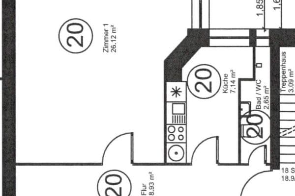 Prenájom bytu 1-izbový 50 m², Mindener Straße 3, Berlin, Berlín Prenájom bytu 1-izbový 50 m², Mindener Straße 3, Berlin, Berlín