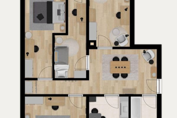 Prenájom bytu 12 m², Eduard-Spranger-Str. 14, München, Bavorsko Prenájom bytu 12 m², Eduard-Spranger-Str. 14, München, Bavorsko