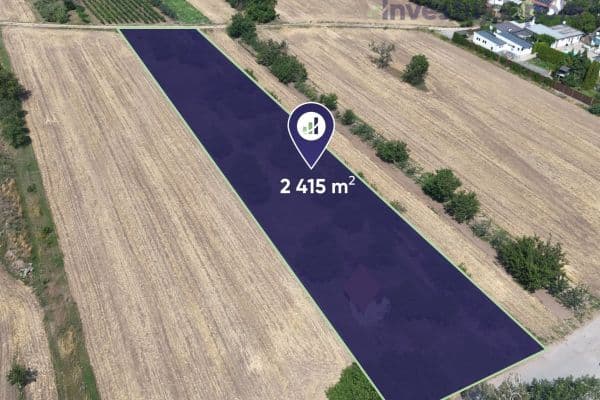 Predaj pozemku 2.415 m², Hrušovany u Brna Predaj pozemku 2.415 m², Hrušovany u Brna