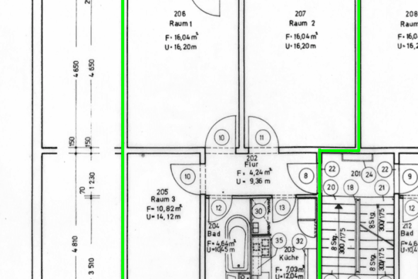 Prenájom bytu 2-izbový 49 m², Arthur Scheibner Ring 23, Mücheln Prenájom bytu 2-izbový 49 m², Arthur Scheibner Ring 23, Mücheln