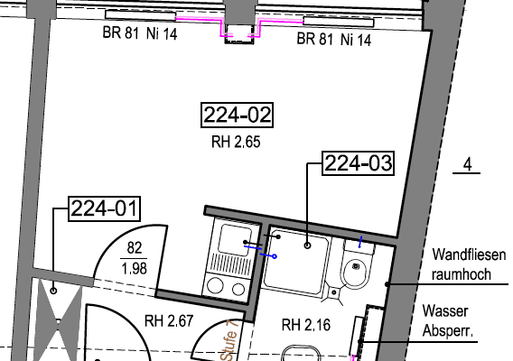 Prenájom bytu 13 m², Suarezstr. 15-17, Berlin, Berlín Prenájom bytu 13 m², Suarezstr. 15-17, Berlin, Berlín