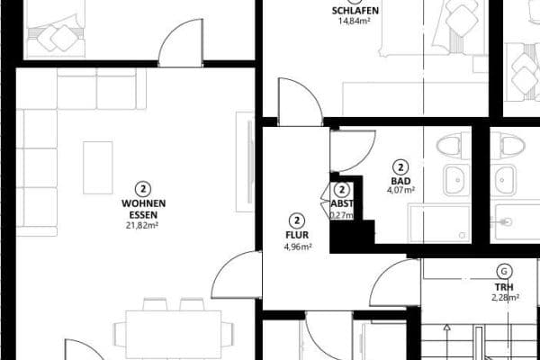 Prenájom bytu 3-izbový 69 m², Richterstraße 13, Stuttgart, Bádensko-Wurttembersko Prenájom bytu 3-izbový 69 m², Richterstraße 13, Stuttgart, Bádensko-Wurttembersko