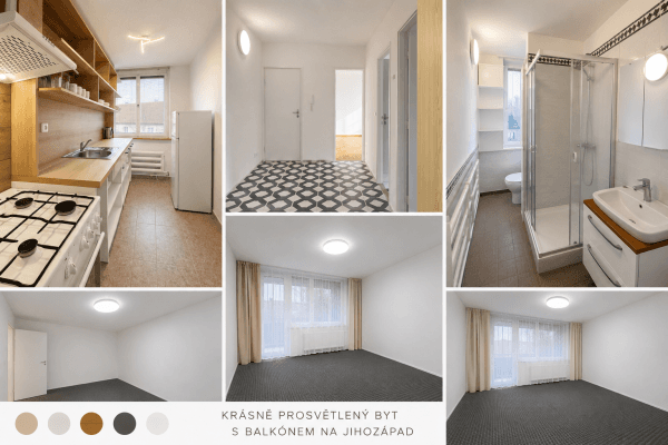 Prenájom bytu 2-izbový 49 m², Dvorská, Liberec Prenájom bytu 2-izbový 49 m², Dvorská, Liberec