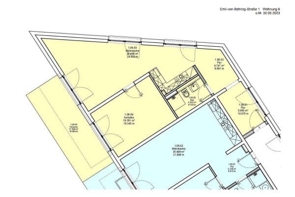 Prenájom bytu 2-izbový 70 m², Emil-von-Behring-Straße 1, Marburg, Hesensko Prenájom bytu 2-izbový 70 m², Emil-von-Behring-Straße 1, Marburg, Hesensko