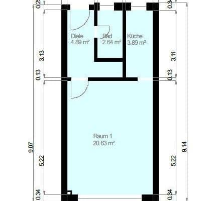 Prenájom bytu 1-izbový 32 m², Kaiserstraße 37, Schwelm Prenájom bytu 1-izbový 32 m², Kaiserstraße 37, Schwelm