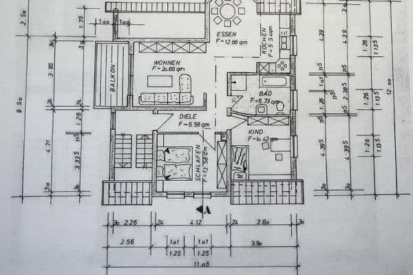 Prenájom bytu 3-izbový 82 m², Teichstr. 8, Bensheim Prenájom bytu 3-izbový 82 m², Teichstr. 8, Bensheim