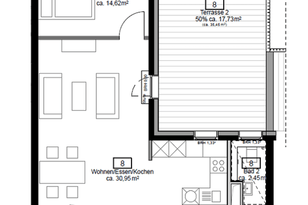 Prenájom bytu 2-izbový 88 m², Pariser Straße 4, Frankfurt am Main Prenájom bytu 2-izbový 88 m², Pariser Straße 4, Frankfurt am Main
