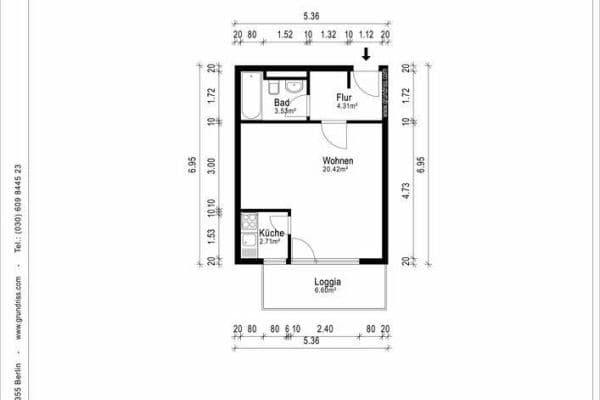 Prenájom bytu 1-izbový 35 m², Regina-Ullmann-Str., München, Bavorsko Prenájom bytu 1-izbový 35 m², Regina-Ullmann-Str., München, Bavorsko