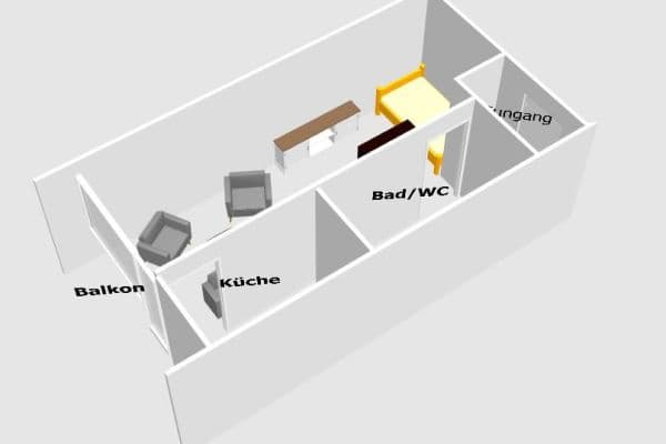 Predaj bytu 1-izbový 35 m², Drygalskiallee 118, München-Solln, Bavorsko Predaj bytu 1-izbový 35 m², Drygalskiallee 118, München-Solln, Bavorsko