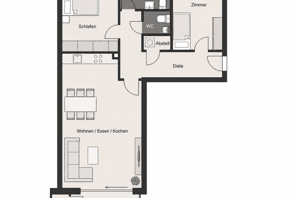 Predaj bytu 3-izbový 96 m², Markgrafenstraße 3, Endingen Predaj bytu 3-izbový 96 m², Markgrafenstraße 3, Endingen