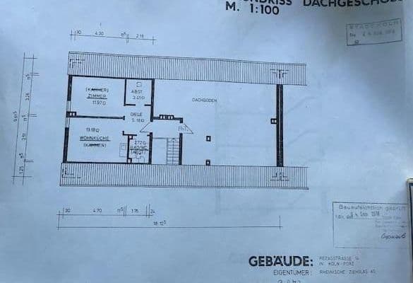 Prenájom bytu 2-izbový 42 m², Rezagstr. 18, Köln Prenájom bytu 2-izbový 42 m², Rezagstr. 18, Köln