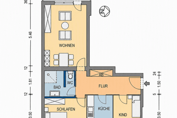 Predaj bytu 3-izbový 67 m², Berlin, Berlín Predaj bytu 3-izbový 67 m², Berlin, Berlín