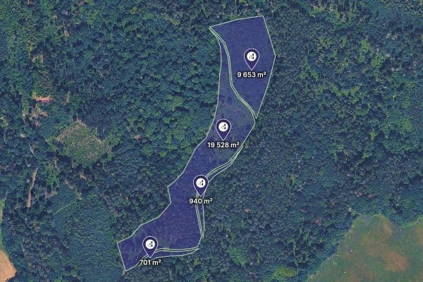 Predaj pozemku 30.822 m², Olšovec Predaj pozemku 30.822 m², Olšovec